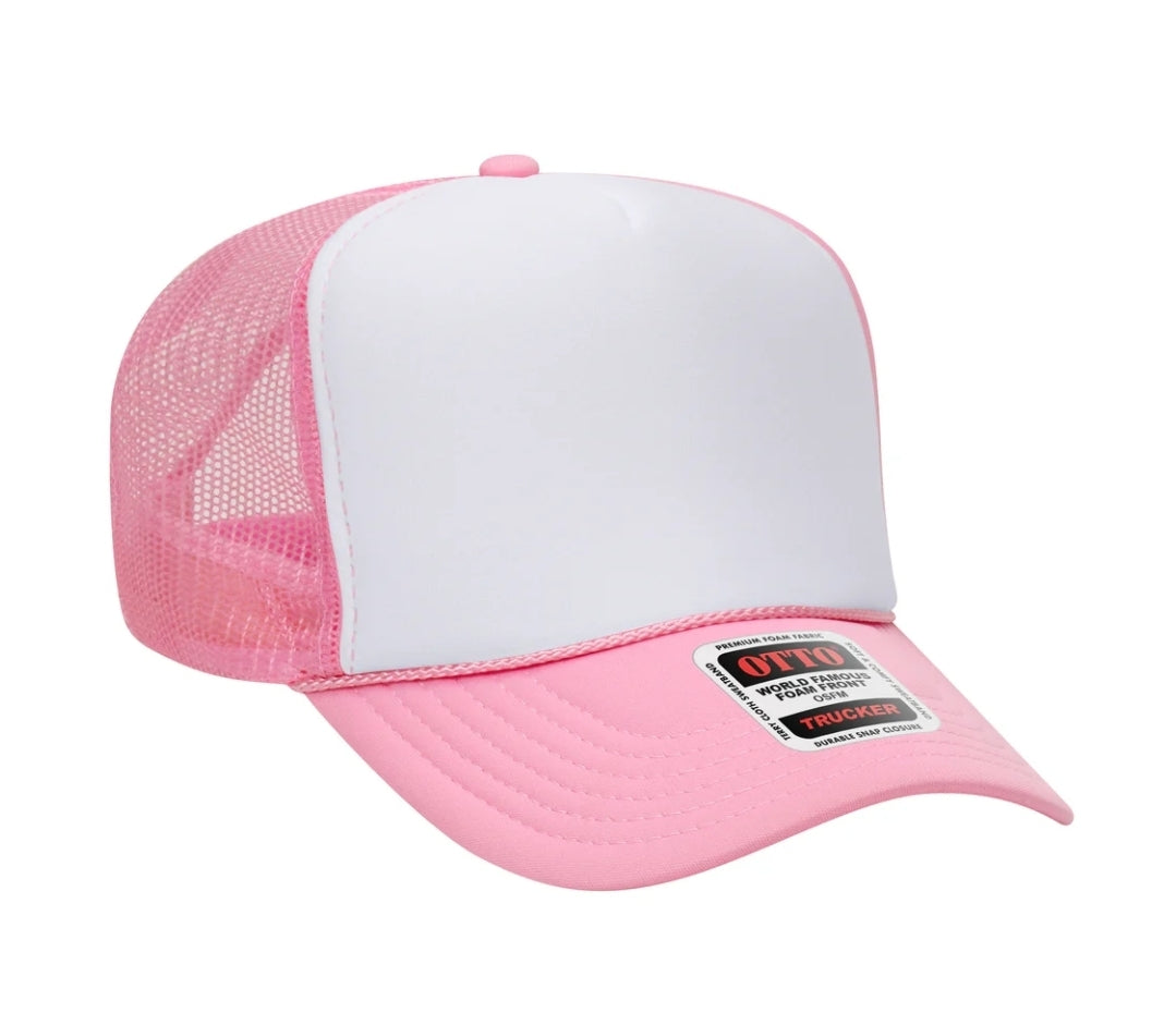 One custom leather patch and one hat