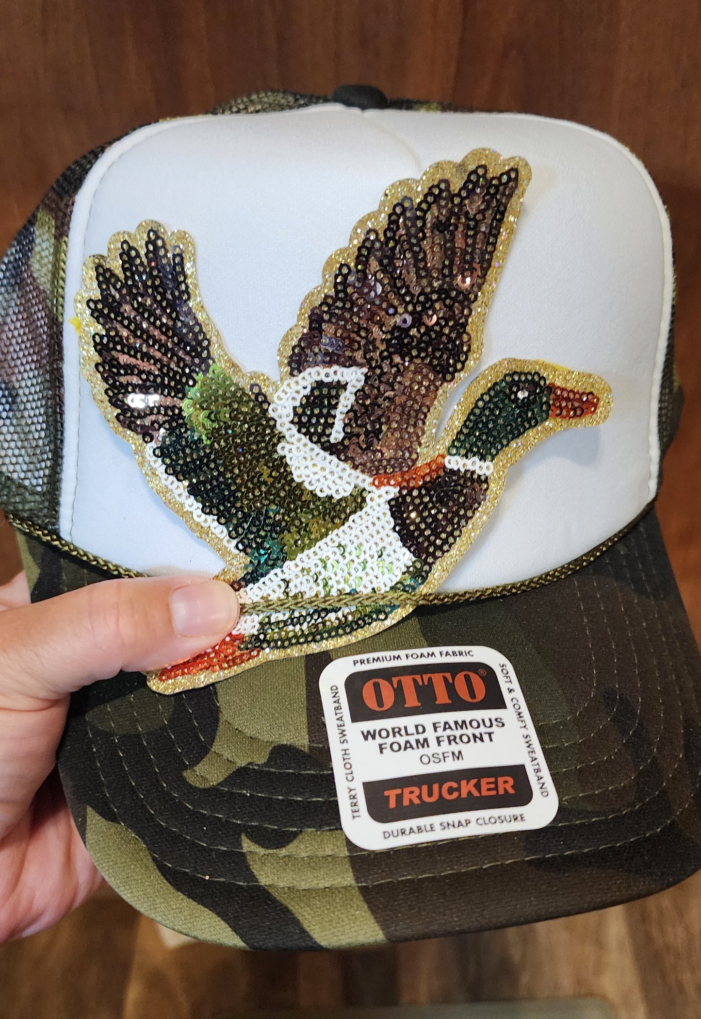 Duck camo hat