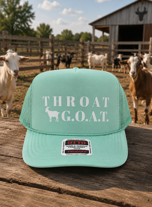 THROAT GOAT TRUCKER HAT