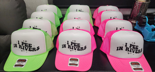 I pee in rivers by the dozen