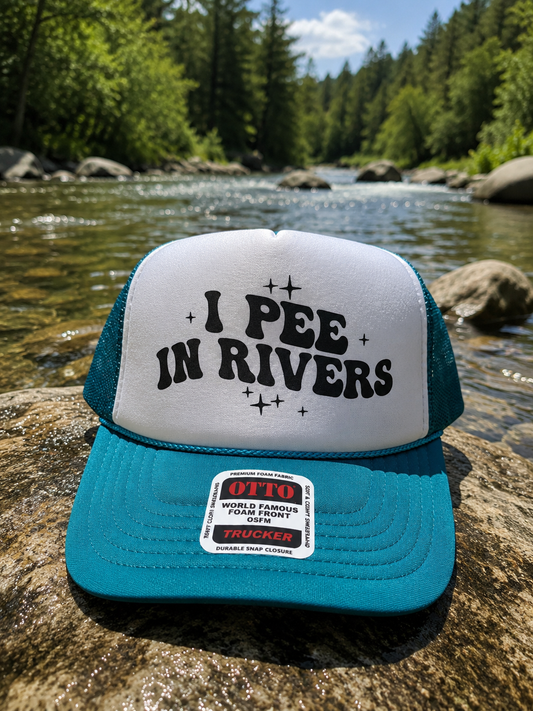 I pee in rivers, pools,lakes