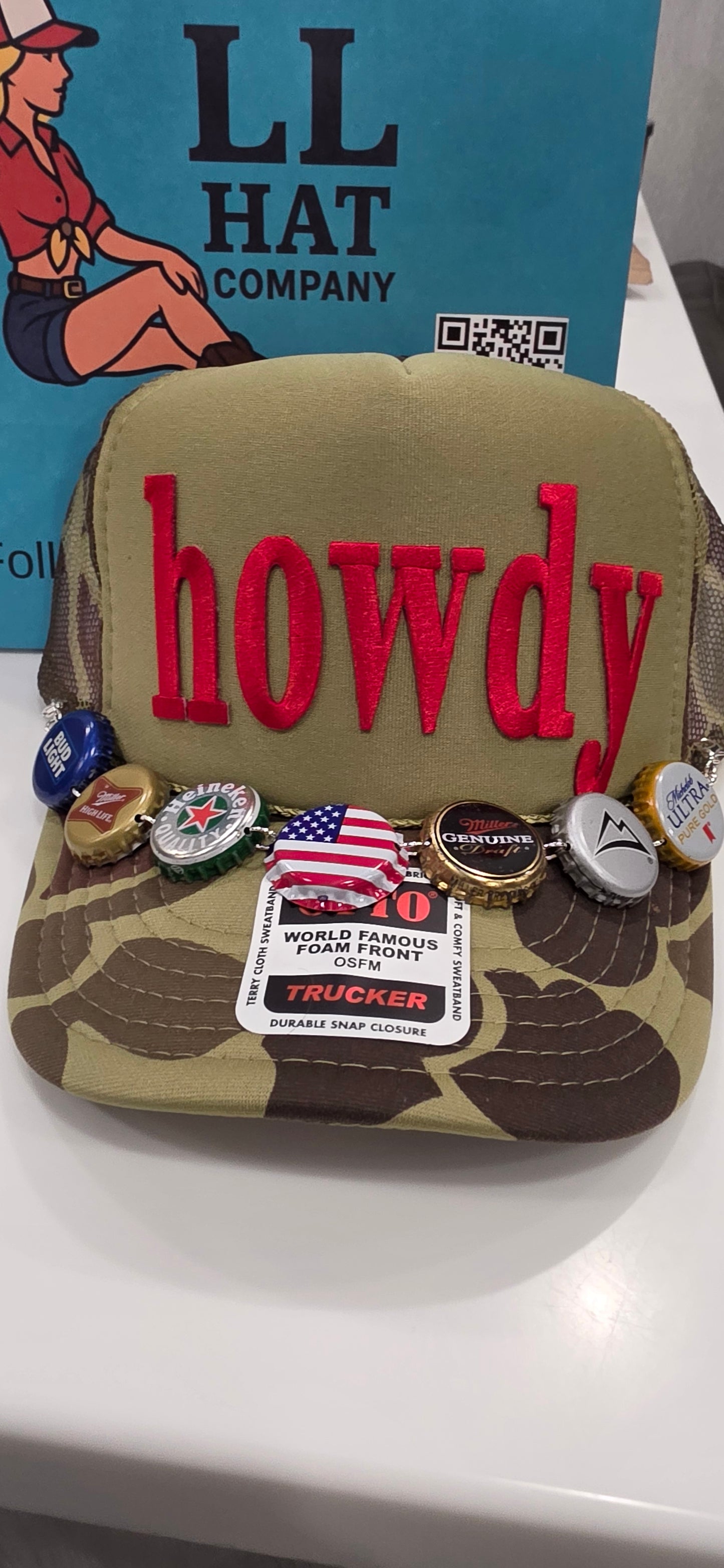 Howdy camo hat