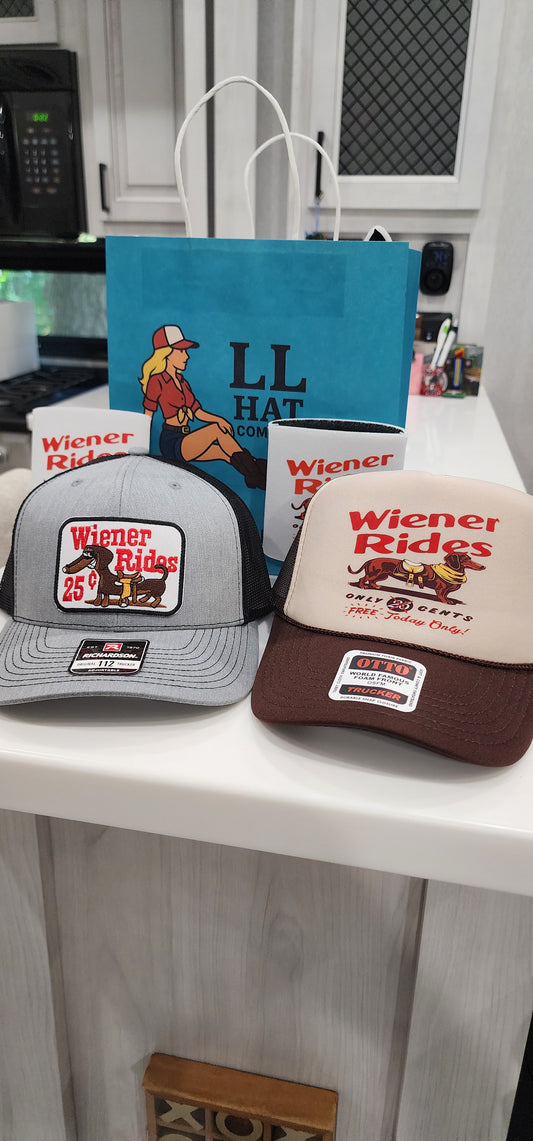 2 Weiner rides hats